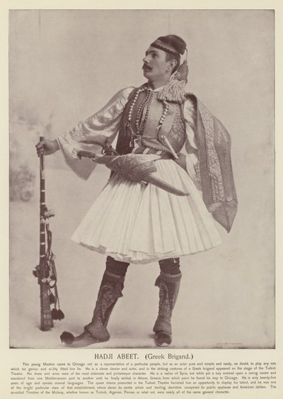 Hadji Abeet, řecký zbojník od American Photographer