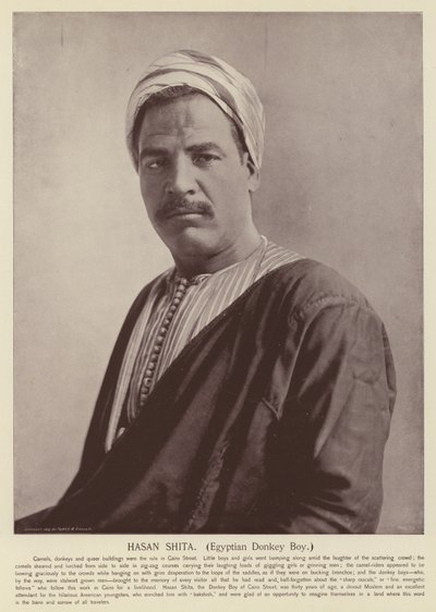 Hasan Shita, egyptský oslí chlapec od American Photographer
