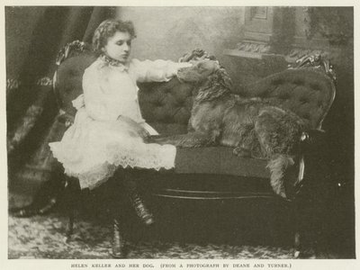 Helen Keller a její pes od American Photographer