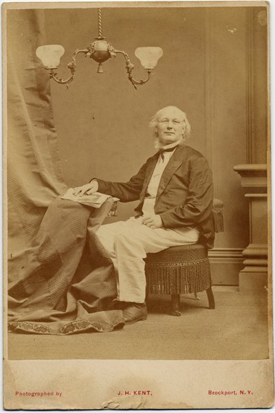 Horace Greeley (1811-72), americký politik a redaktor novin, foto JH Kent, Brockport, New York (foto alba) od American Photographer