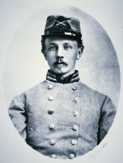 Israel Spencer, voják Konfederační armády (č/b foto) od American Photographer