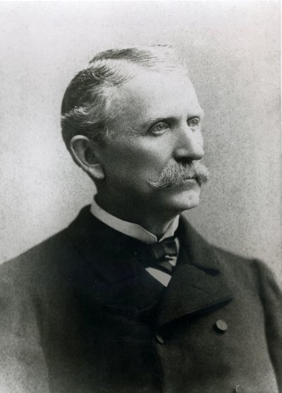 James B. Hume, šéf detektivů Wells Fargo (černobílá fotografie) od American Photographer