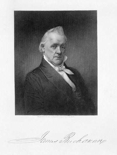 James Buchanan, vyrytý Henry Bryan Hall (1800-84) podle daguerrotypie od American Photographer