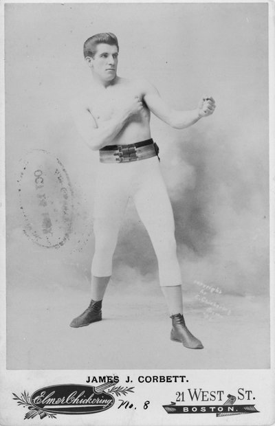 James J. Corbett od American Photographer