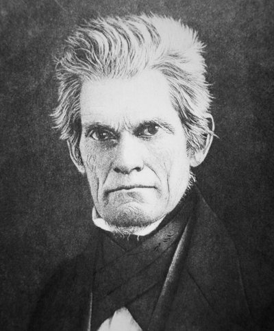 John C. Calhoun (1782-1850) (černobílá fotografie) od American Photographer