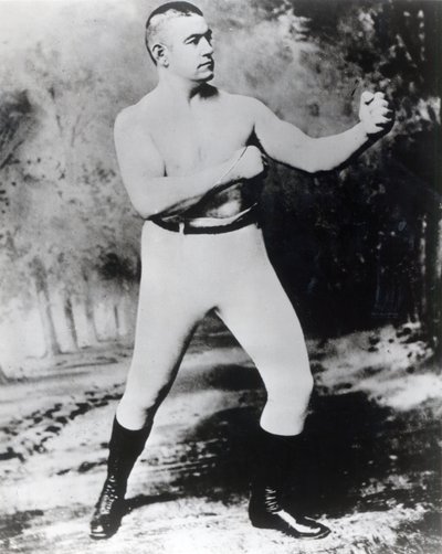 John L. Sullivan (černobílá fotografie) od American Photographer