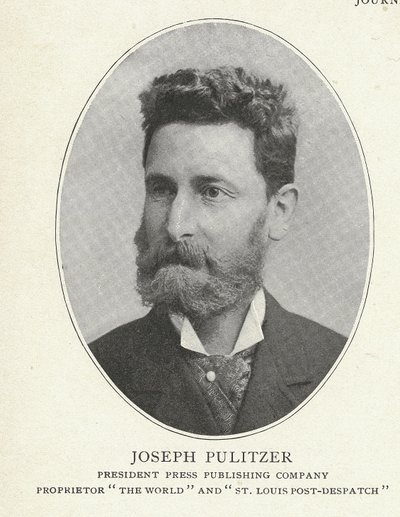 Joseph Pulitzer, ilustrace z „Významní Newyorčané let 1896-1899: doprovodný svazek King