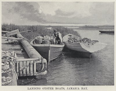 Přistání Oyster Boats, Jamaica Bay (černobílá fotografie) od American Photographer