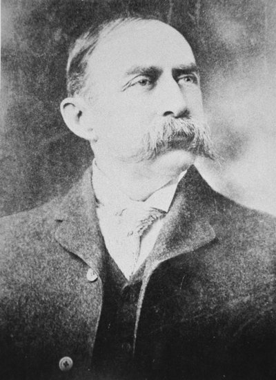 Poručík John Barclay Armstrong (1815-1913) (černobílá fotografie) od American Photographer