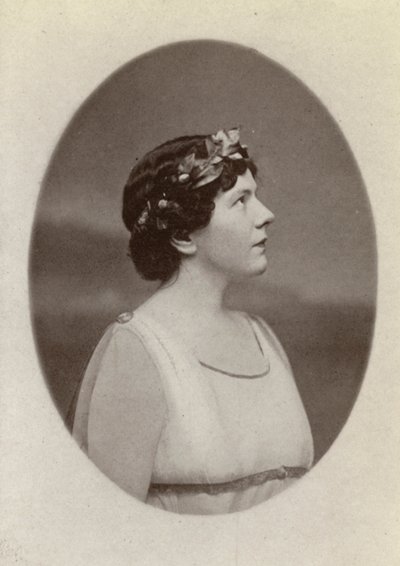 Louise Homer jako Orfeus v představení "Orfeus a Euridika" (čb fotografie) od American Photographer