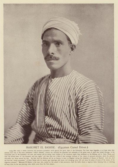 Mahomet El Bashse, egyptský velbloudář od American Photographer