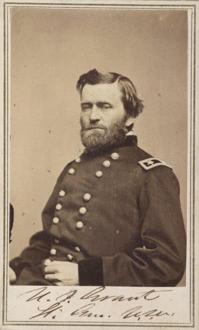 Generálmajor Ulysses S. Grant, důstojník federální armády od American Photographer