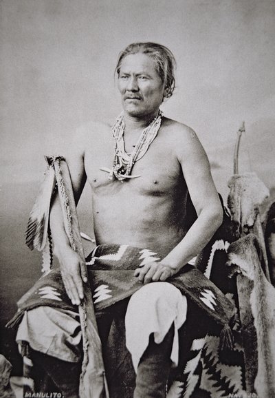 Manuelito (1818-93) hlavní náčelník národa Navajo 1870-84 od American Photographer