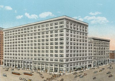 Marshall Field and Company Maloobchodní prodejna, stát a Washington (barevná fotografie) od American Photographer