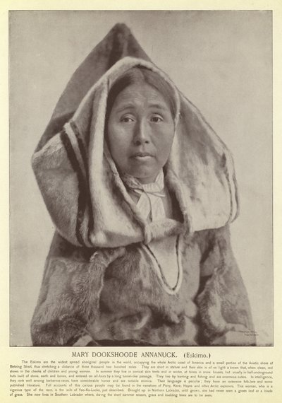 Mary Dookshoode Annanuck, Eskymák od American Photographer