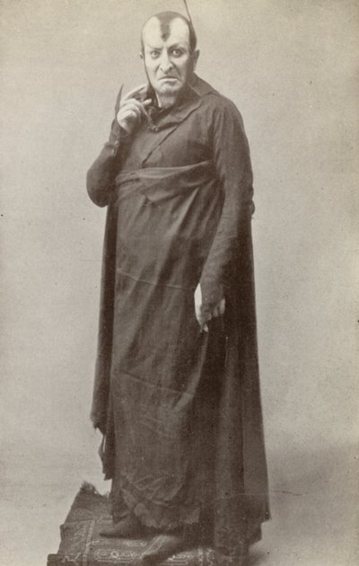 Maurice Renaud jako "Mefistofele" (čb fotografie) od American Photographer