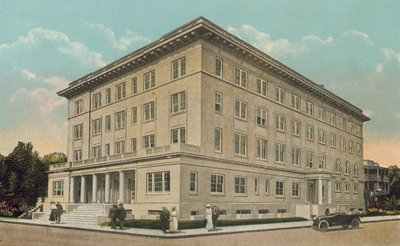 Miami, Florida, asi 1925: Budova YMCA (barevné foto) od American Photographer