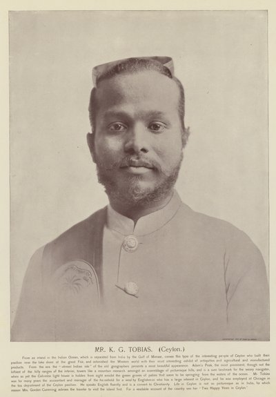 Pan KG Tobias, Cejlon od American Photographer