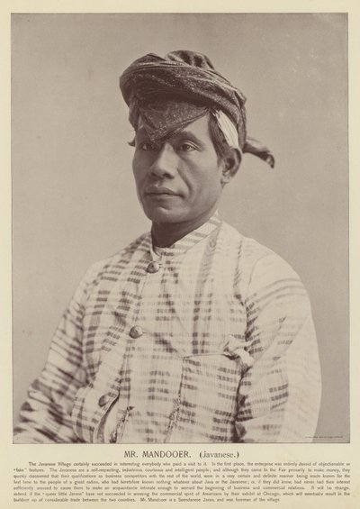 Pan Mandooer, jávský od American Photographer