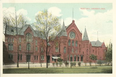 Music Hall, Cincinnati, Ohio (kolorovaná fotografie) od American Photographer