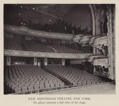 New Amsterdam Theatre, New York (čb fotografie) od American Photographer