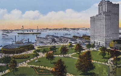 New York: Battery Park (barevné foto) od American Photographer
