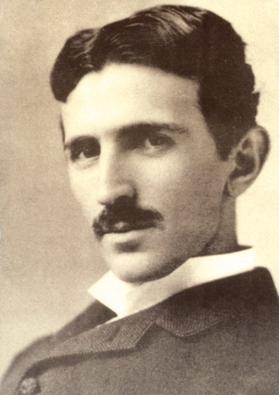 Nikola Tesla (čb fotografie) od American Photographer