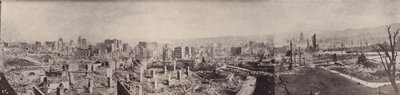 Panorama města kostlivců z Nob Hill (čb fotografie) od American Photographer