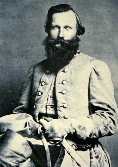 Portrét generála J.E.B. Stuart (černobílá fotografie) od American Photographer
