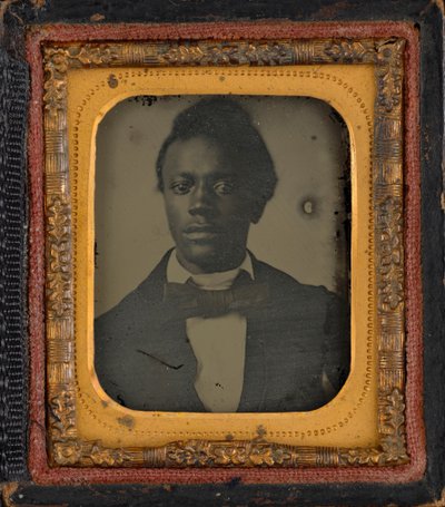 Portrét muže, c. 1860 (foto) od American Photographer