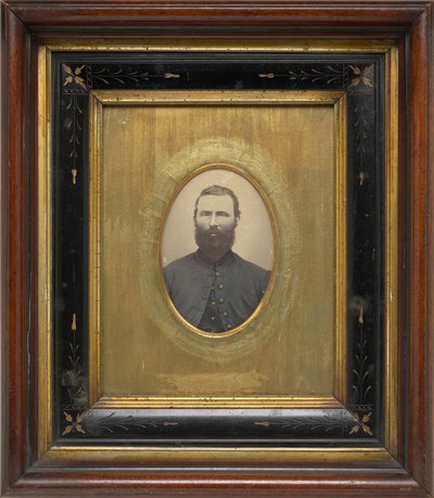Portrét muže, c. 1864 (foto) od American Photographer