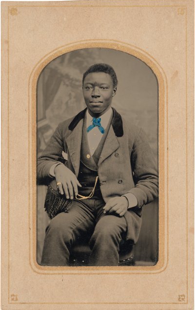 Portrét muže, c. 1880 (foto) od American Photographer