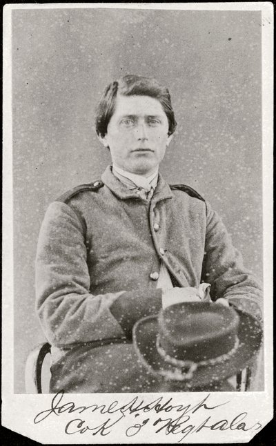 Portrét vojáka (čb fotografie) od American Photographer