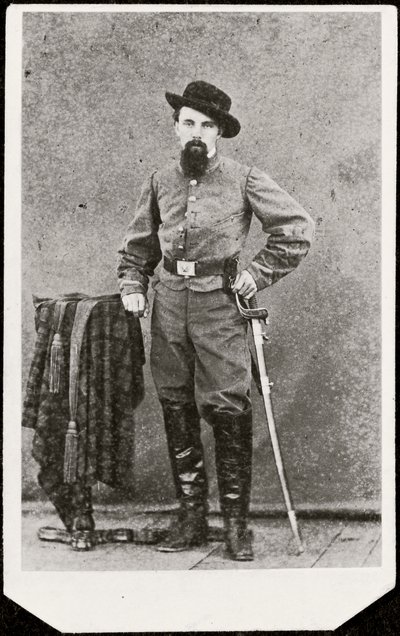 Portrét vojáka (čb fotografie) od American Photographer