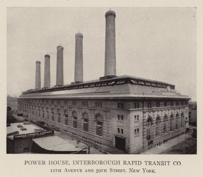 Power House, Interborough Rapid Transit Co. od American Photographer