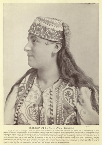 Rebecca Meise Alithensii, Židovka od American Photographer