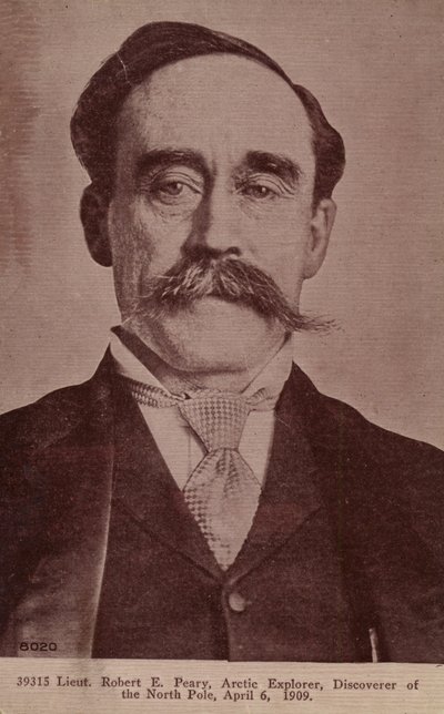 Robert Peary (1856-1920), americký arktický badatel (čb fotografie) od American Photographer