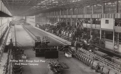 Válcovna, Rouge Steel Plant; Ford Motor Company, Dearborn, Michigan od American Photographer