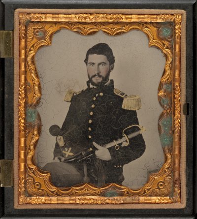 podporučík Henry W. Hayden,1863 (foto) od American Photographer