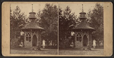 Letní dům, Oneida Community, stát New York, 1873 od American Photographer