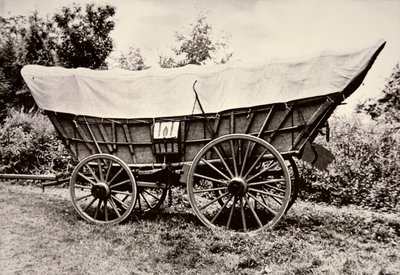 The Prairie Schooner (černobílá fotografie) od American Photographer