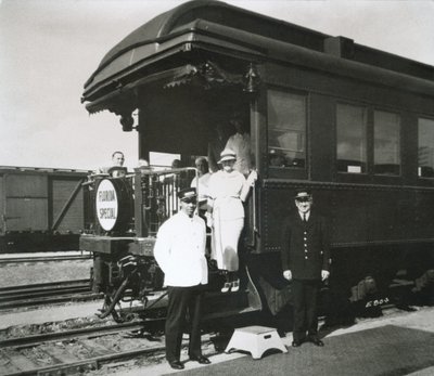 Vyhlídkový vůz celopullmanského luxusního „Florida Special“ z Florida East Coast Railway, New York do Miami od American Photographer
