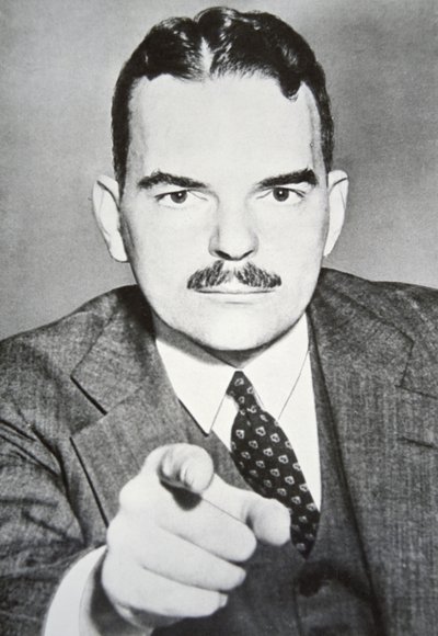 Thomas E. Dewey (1909-71) (černobílá fotografie) od American Photographer