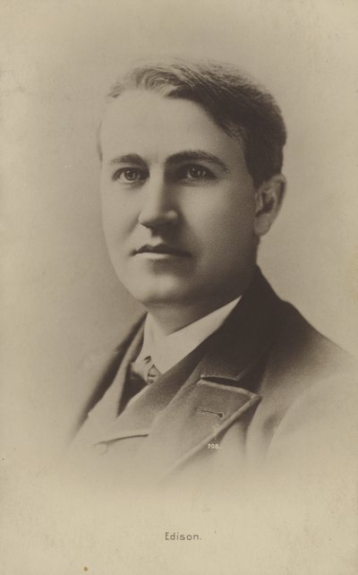 Thomas Edison (1847-1931), americký vynálezce od American Photographer