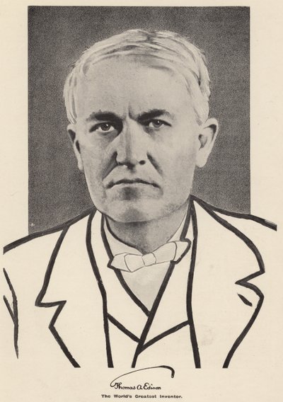 Thomas Edison (čb fotografie) od American Photographer