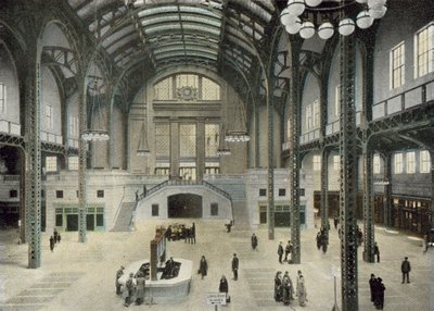 Train Concourse, Chicago Union Station (barevná fotografie) od American Photographer
