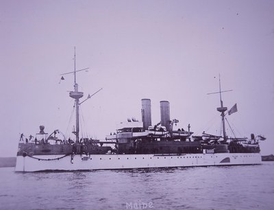 USS Maine, později potopená v havanském přístavu od American Photographer