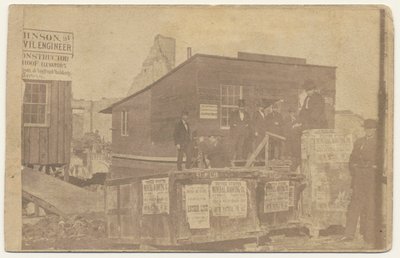 W. D. Kerfoot Block, 1871 od American Photographer