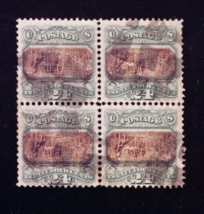 24-centové podepsání Deklarace nezávislosti blok 4, 1869 od American School