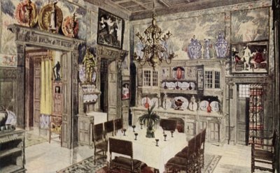 Vzorová německá jídelna (barva litho) od American School